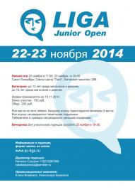 LIGA Junior Open 2014. Начало приёма заявок.